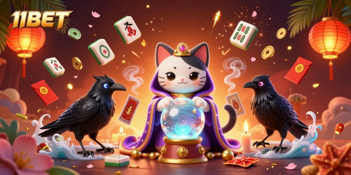Experience the excitement of gambling with 11BET as vibrant characters and festive elements come to life in this dynamic scene.