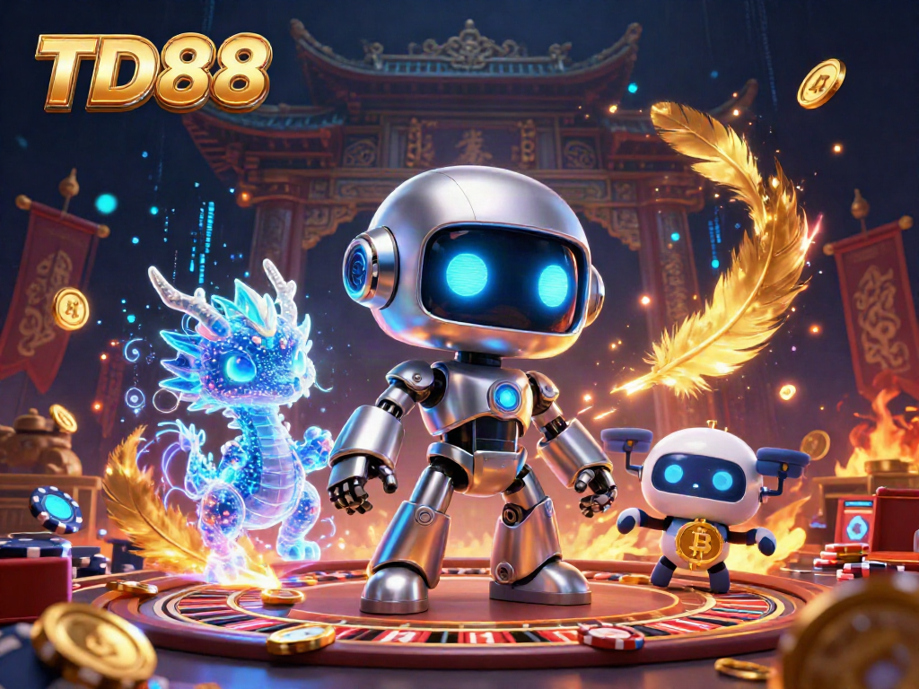 Find your luck at TD88 in this vibrant live casino scene with engaging characters and thrilling game elements.