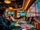Exciting online gaming scene featuring players engaged with ev88win.live, showcasing casino games and sports betting.