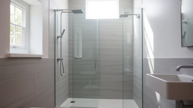 Modern dusche 100x100 design in a stylish bathroom setting with elegant fixtures.