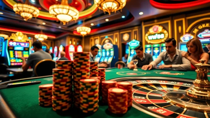 Experience the exhilarating atmosphere at WW88 online casino featuring engaging poker and roulette gameplay.