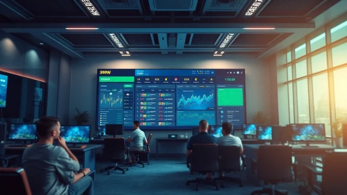 Interactive betting interface showcasing 399W's engaging platform.