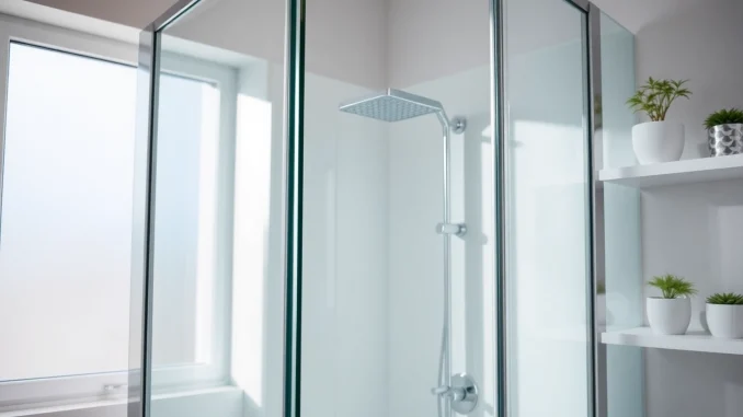 Erleben Sie die Funktionalität der sonni Duschkabine 90x90 in einem modernen Badezimmer mit eleganten Akzenten.