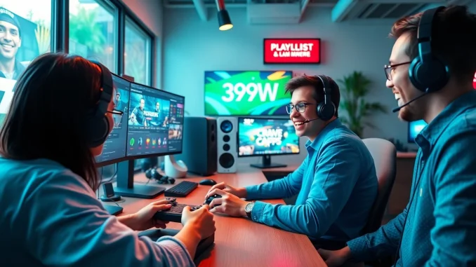 Interactive gaming session on the 399W platform featuring user-friendly interfaces.