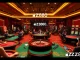 Players experiencing excitement at az888.fubol casino with poker and slot machines.