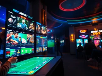 SBOBET.dance vibrant online gambling scene with digital betting options and engaging atmosphere.