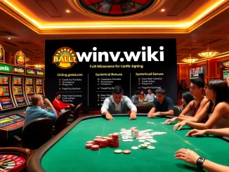 Winvn.wiki offers an exciting casino experience with vibrant slot machines and poker tables.