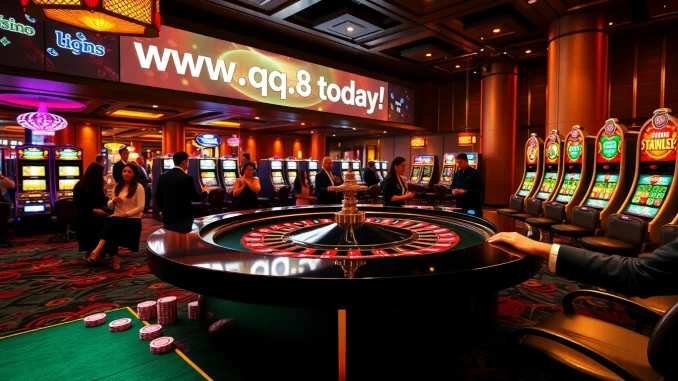 Experience thrilling gameplay at https://qq88.today/ with luxury casino elements and vibrant excitement.