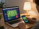 Engaging betting scene on https://mm88.green/ showcasing live sports odds on modern devices