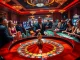 Experience the thrill of betting at KK55 casino, with vibrant roulette action and lively players.