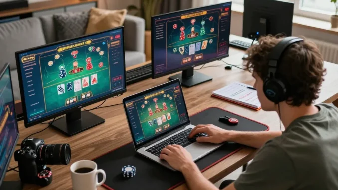 Engage with the best gaming experience as you tải hitclub on a stylish online gaming setup, complete with live dealer interactions.