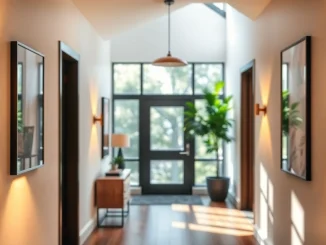 Illuminate your space with hallway lighting fixtures that enhance modern design and ambiance.