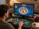 Engaging gameplay on 789WIN with a player centered on a roulette wheel, immersive online casino experience.