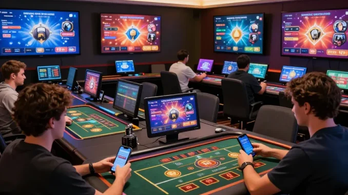 Engaging users on 1gom while enjoying interactive online casino games in a stylish setting