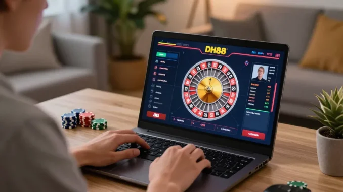 Experience exciting gameplay at DH88 with a modern online casino setup featuring dynamic roulette.