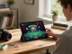 Registering at SC88 for an exciting online casino experience, engaging with poker on a tablet in a cozy home environment.