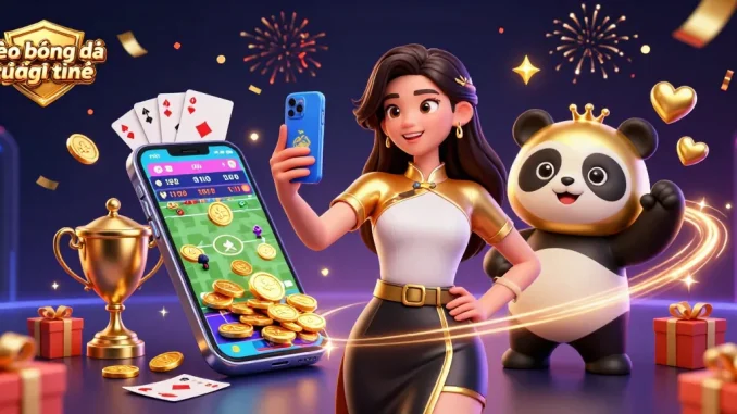 Get ready for kèo bóng đá trực tuyến with an engaging sports betting scene packed with fun and excitement.