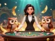 Experience thrilling games at Sunwin with a sophisticated dealer and vibrant casino elements.