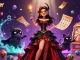 Spin and win with OK9PLAY COM, illustrated vibrant casino elements in a dynamic scene.