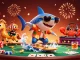 SUNWIN offers exciting gaming adventures with a dynamic shark, clownfish, and crab DJ in a vibrant casino scene.