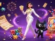 Experience thrilling fun at 58WIN with colorful lottery balls and elegant characters.