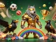 HitClub players strategizing on a vibrant online gambling platform with dynamic sports elements.